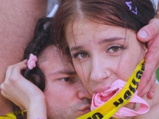 Petite Sofa Weber Takes Rough Anal Gangbang